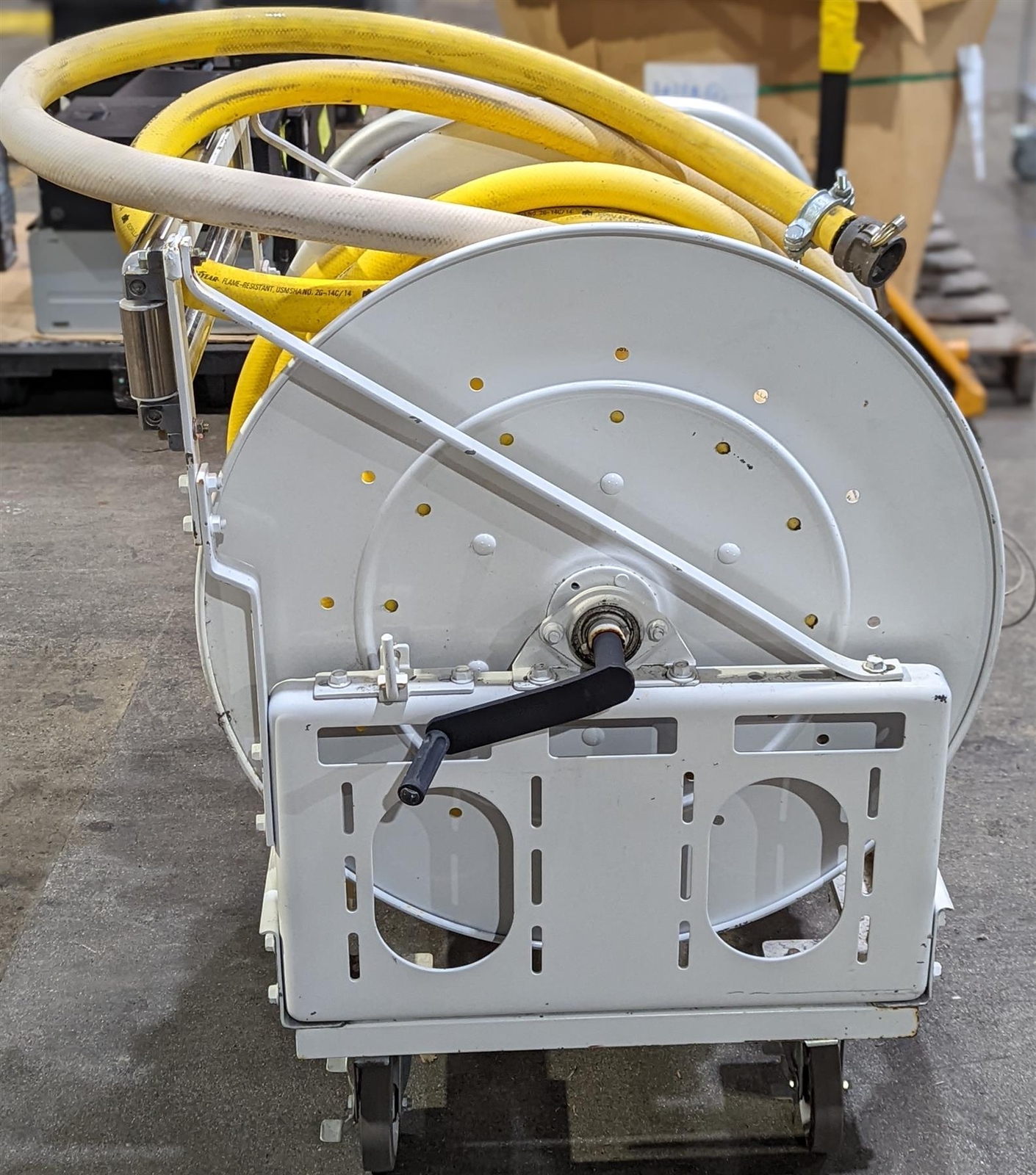 Hannay Reels Spring Rewind Hose Reel 35283031 w/ 500 PSI Usmsha Air