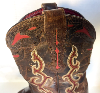Bottes Western Femme Ariat Sassy Wichita Marron Et Rouge US 6 (36,5) - Occasion Propres