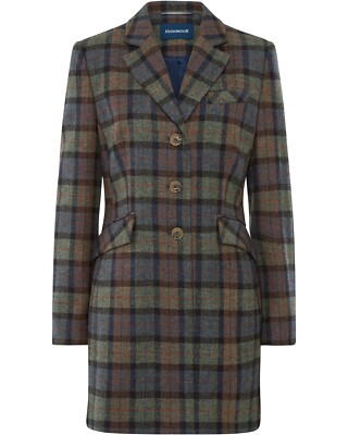 Highmoor Tweed-Gehrock Reverskragen Gehröcke Damen NEU