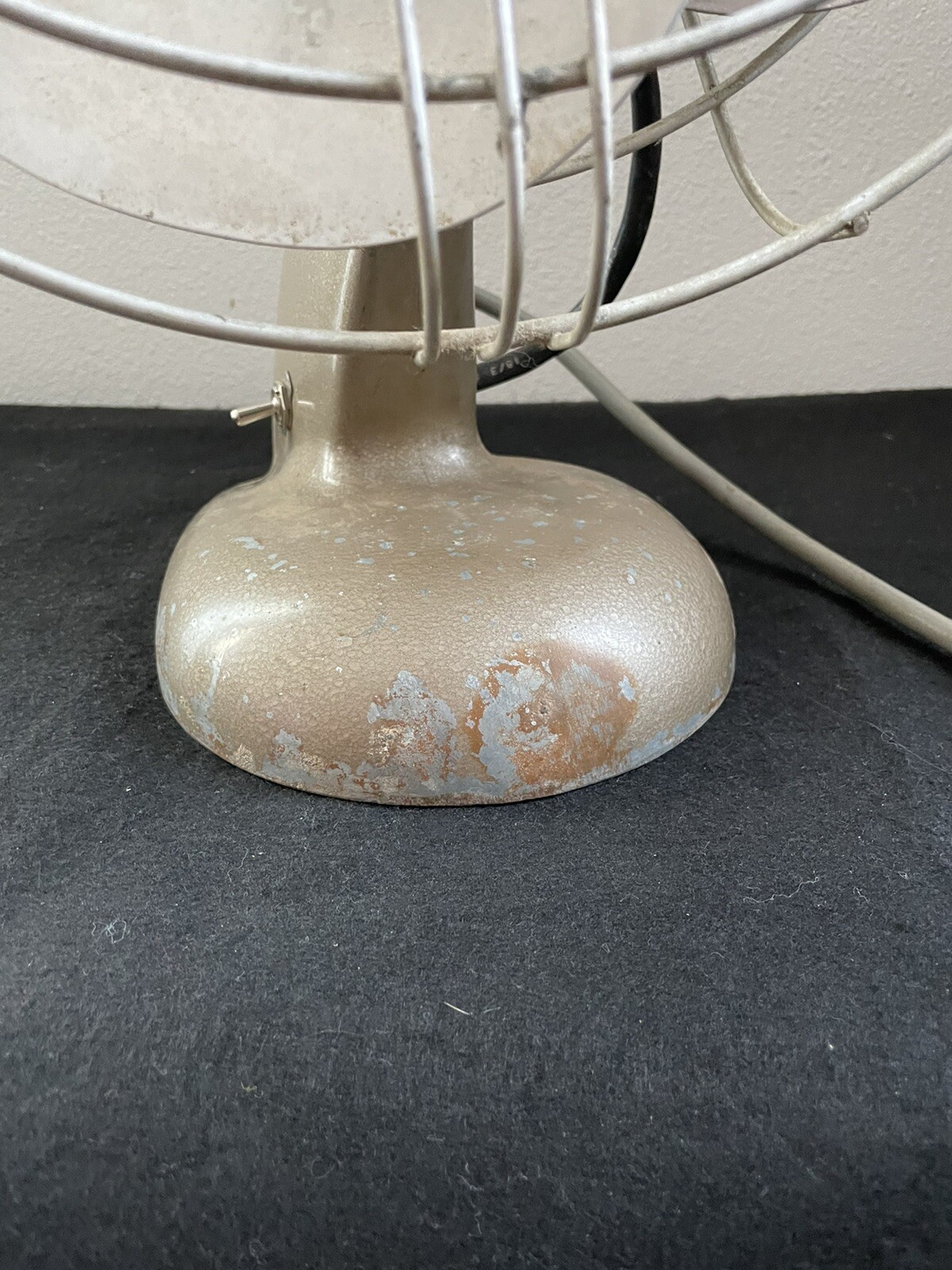 1940’s Vintage Antique Knapp Monarch Jack Frost Metal Electric Fan