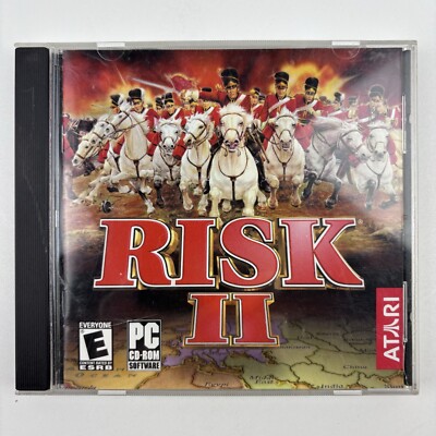 Risk II, PC Computer Game, CD, Atari, Hasbro, Windows 95/98, 2, 2003 - Works