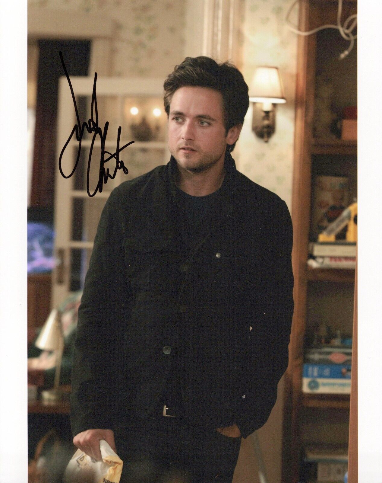 Justin Chatwin head shot autographed photo signed 8x10 #1