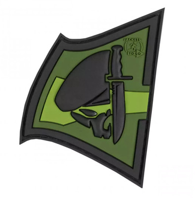 Toppa In Gomma PVC Per Polizia, Vigili Del Fuoco, Soccorso, Con Velcro, 7x2,5 Cm - 5
