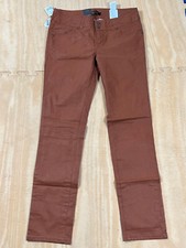 57675 Damen Hose Jeans LTB Molly 5065 Low Rise Super Slim Gr 32 braun Lederoptik