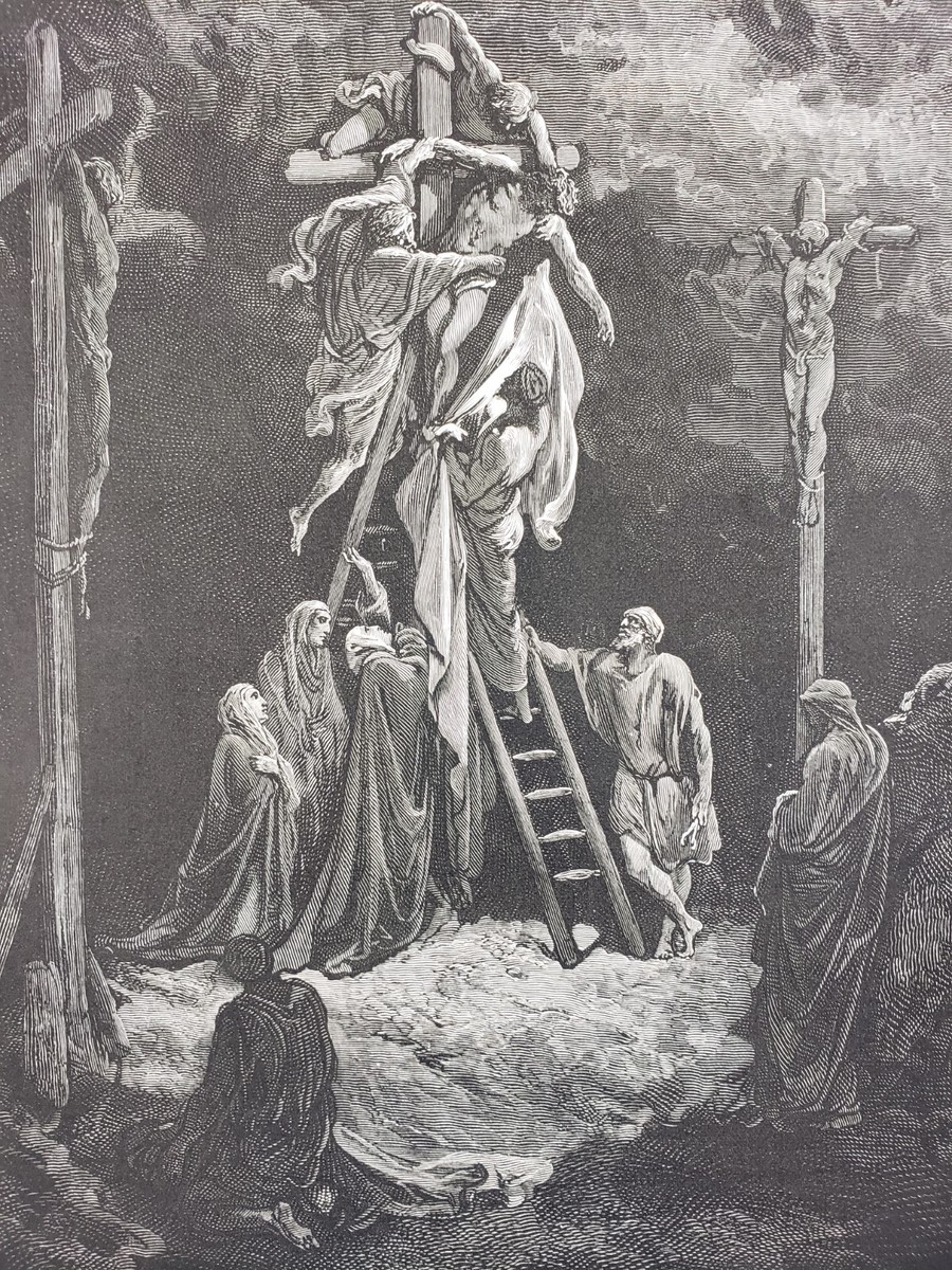 Gustave Doré Engraving Art | Ultra Rare 1st Ed. 1866 | Jesus