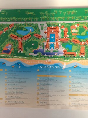 Resort Map - JW Marriott Phuket Resort and Spa - Mai Khao Beach - Andaman Sea