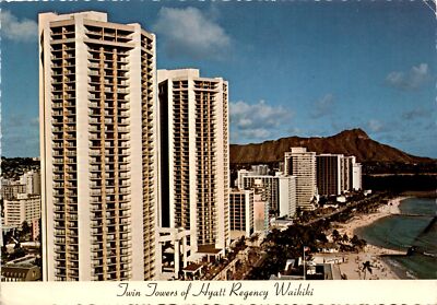 Hyatt Regency Waikiki, Hemmeter Center, Honolulu, Hawaii, Waikiki Beach Postcard