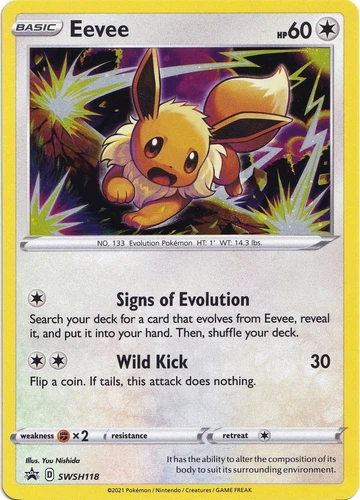 Eevee SWSH118 SWSH: Sword & Shield Promo Cards