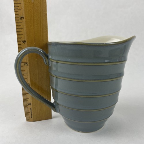 Dansk Creamer Slate Reactic Dinnerware Vertical Bands 4.25” Japan - Picture 17 of 18