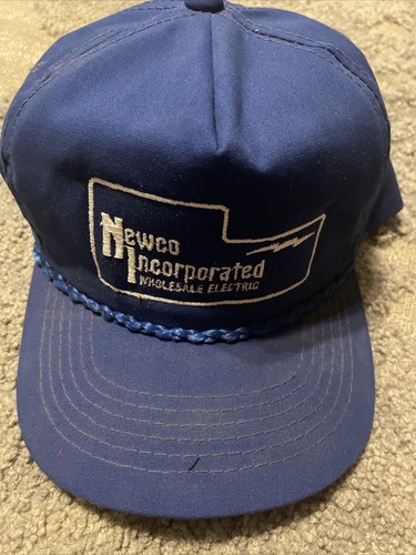 Vintage Newco Incorporated Wholesale Electric Cap/Hat By Vernon Headliner