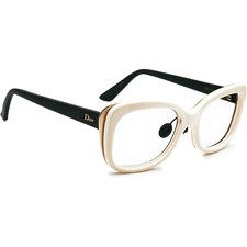 Gafas de sol Christian Dior marco solo Diorific 2N blanco y dorado/verde Italia 55 mm