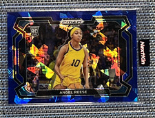 2024-2025 Panini Prizm Draft ANGEL REESE 38 RC Blue Cracked Ice Variation /99...