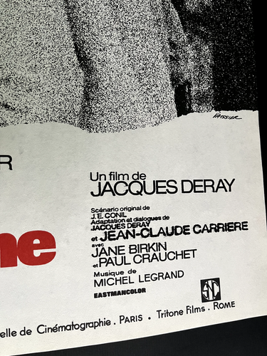 LA PISCINE (1969) affiche originale 60x80 Alain Delon Romy Schneider Jane Birkin - Photo 3/6