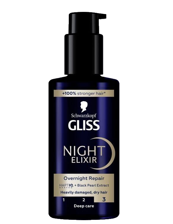 SCHWARZKOPF GLISS Night Elixir Elixir / the night,damaged hair, Overnight Repair