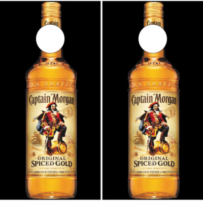 Captain Morgan Cornhole Wraps Vinyl Bag Toss Game Board Stickers