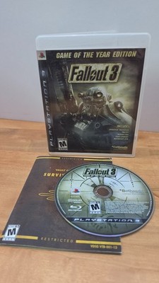 Fallout 3 Game of the Year Edition (Sony PlayStation 3, 2009) PS3