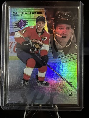 Upper Deck 2022-23 SPx Colored Holofoil #61 Matthew Tkachuk Panthers /149