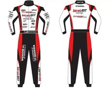 Custom Made F1 Go Kart Suit CIK/FIA Level 2 Race Suit with Matching Gloves