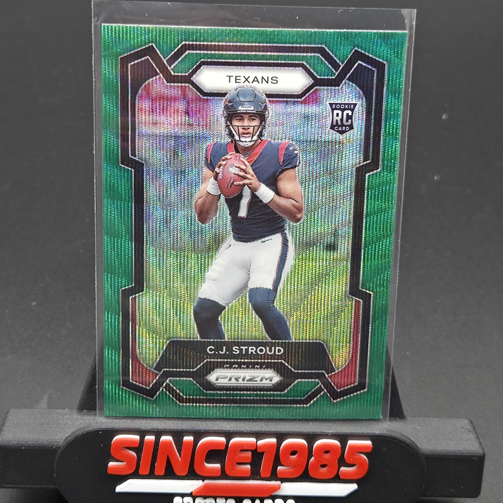 2023 Panini Prizm CJ Stroud RC 339 Green Wave Rookie Texans