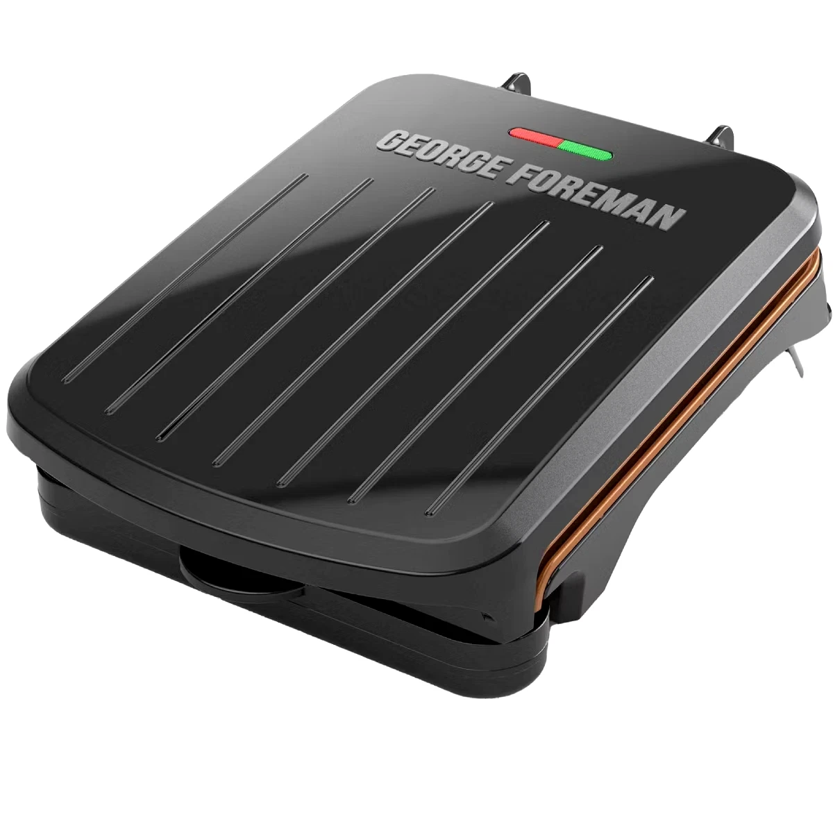 George Foreman 2-Serving Classic Plate Electric Grill Panini Press GRS040B