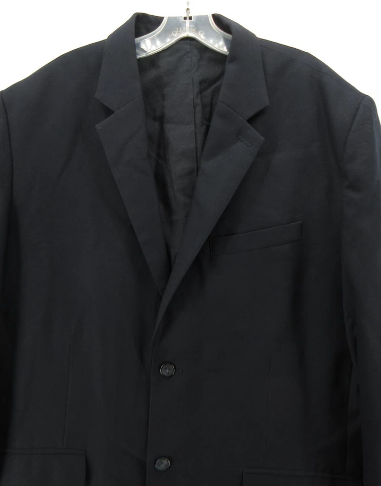 LL Bean Sport Coat Men 48 Blue Blazer Wool Field Safari Utility Travel Outdoor - Image 2 of 4