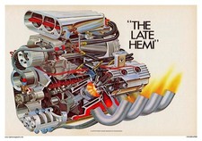 The Late Hemi Poster 28-  11 X 17