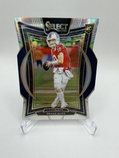 2024 Panini Select - Concourse Drake Maye #27 Silver Prizm Die-Cut (RC)