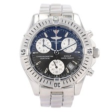 Breitling Colt Black Dial Quartz Chronometer Stainless Steel Men's Wristwatch
