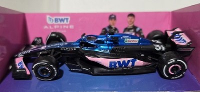 BWT Alpine F1 Team A523 racing car driven by Esteban Ocon (#31) during the 2023