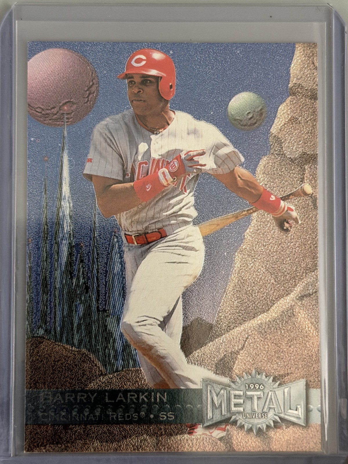 1996 Fleer Metal Universe - Barry Larkin #149