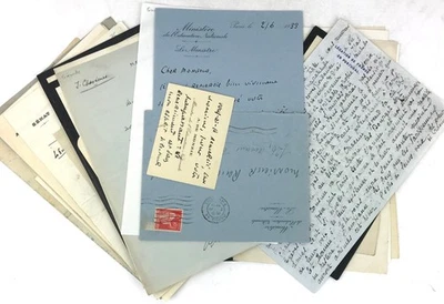 [Manuscrits XXe] LOT de CORRESPONDANCE POLITIQUE - Photo 1/4