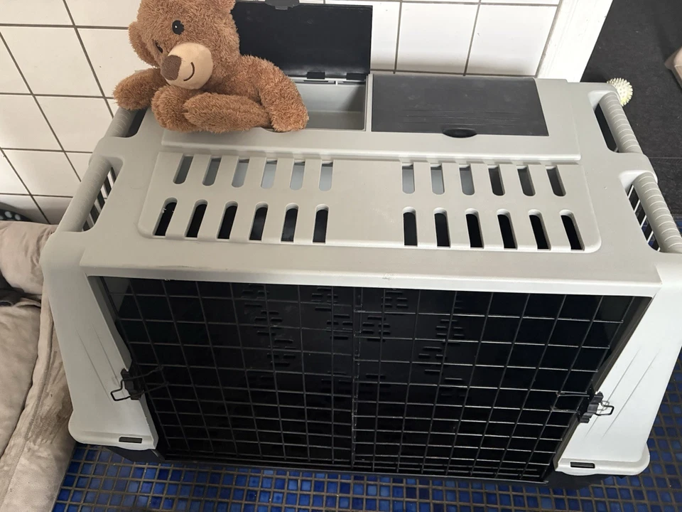 Hundetransportbox XXL Auto, grau/schwarz  - Bild 3 von 4