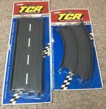 Tyco TCR Tracks Lot Of 2 - 6424 Straight 6439 Curved