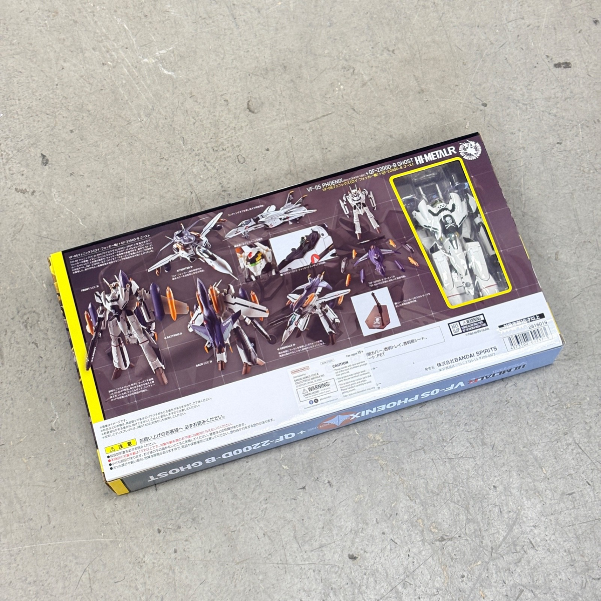 BAS69257: HI-METAL R Macross Zero VF-0S Phoenix (Roy Focker) + QF