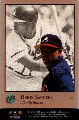 1992 Studio BASEBALL #9 Deion Sanders