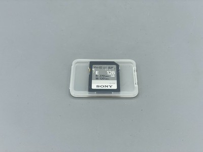 Sony SD SF-E128 128GB SDXC II Class 10 U3 V60, #SN-163, - SEHR GUT -