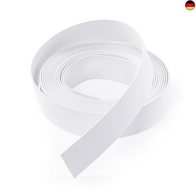 FAKILO PVC Kantenband Weiß 1,9 cm x 3 m, PVC Umleimer Weiß, Furnierband mit S