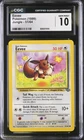 CGC 10 Eevee 51/64 Jungle Pokémon Card