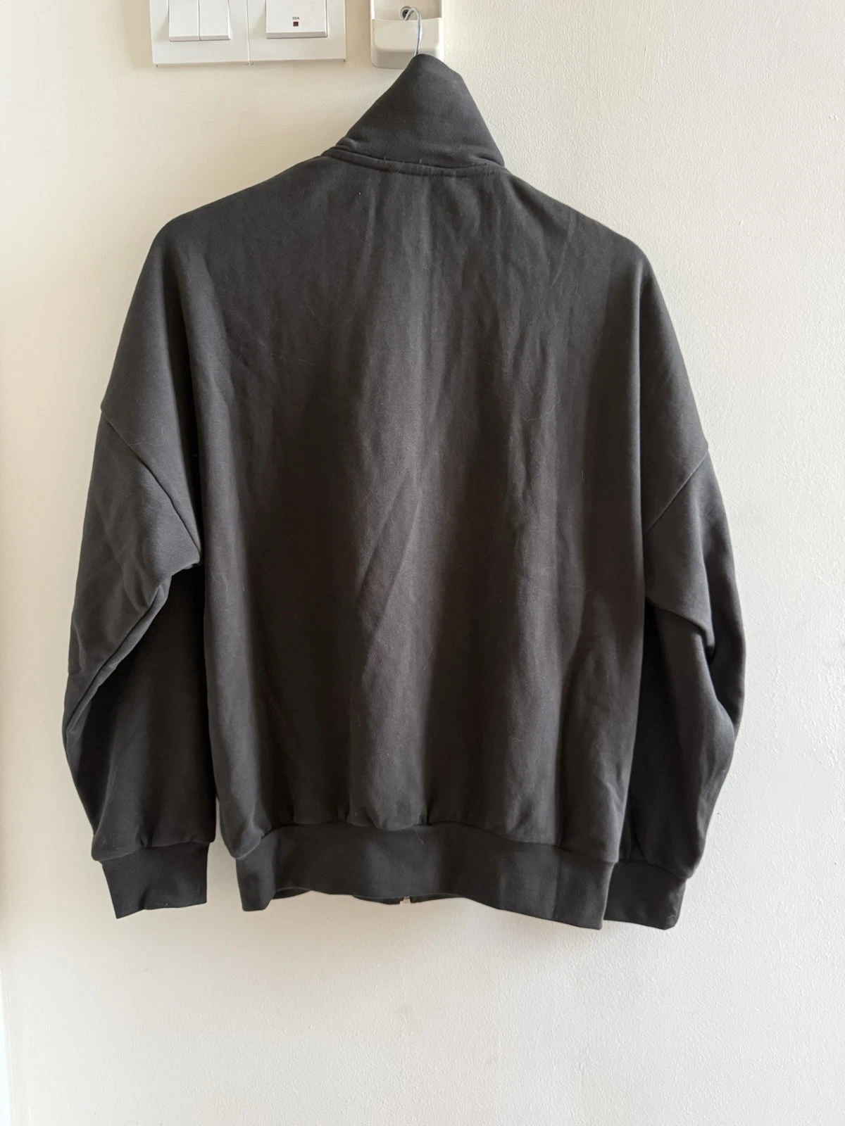 Auralee Super High Gauge Sweat Zip Blouson Size 1 Dark Brown - product detail image 2