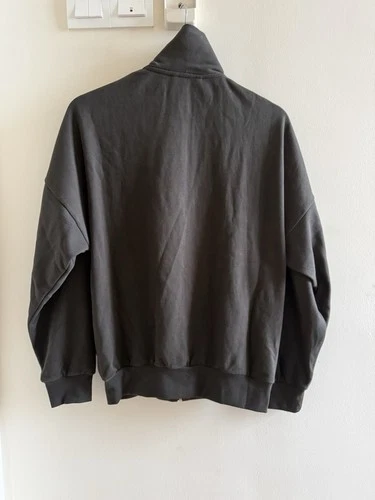 Auralee Super High Gauge Sweat Zip Blouson Size 1 Dark Brown image 2
