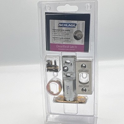 Schlage Assorted Steel Deadbolt Latch Replacement (1-Pack) - NOB