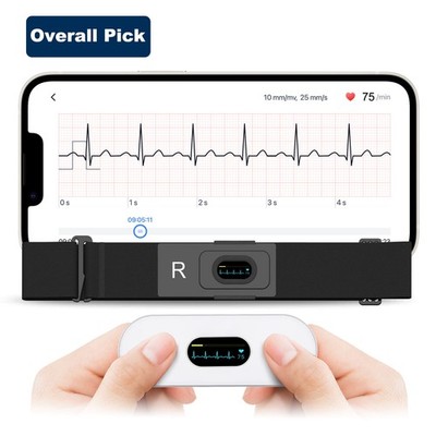 Checkme Mobile EKG-Gerät Herzmonitor Brustgurt 30s-15min Aufzeichnung KI-Analyse