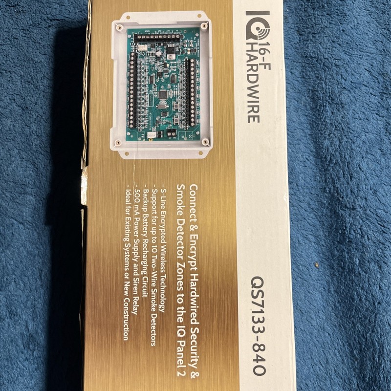 Qolsys QS7133-840 IQ Hardwire 16-F Wireless Converter New In Box