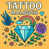 Tattoo-Malbuch FüR Erwachsene, Entspannung, Ausmalbuch, Kreativ,