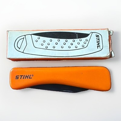 Stihl Orange Pocket Knife 811548 With Box Foldable Germany