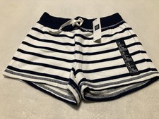 New With Tags GAP Blue White Shorts Girls Size 6