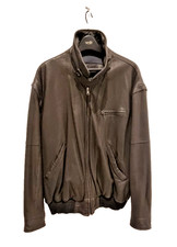 Cabrio - Lederjacke Elch-Leder by BMW-M  Gr. 54 Abnehmbare Ärmel, Fellkragen