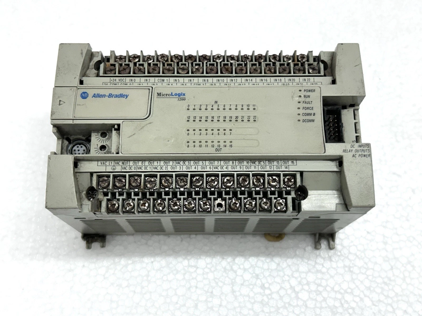 Allen-Bradley 1762-L40BWA Used Working MicroLogix 1200 PLC Controller