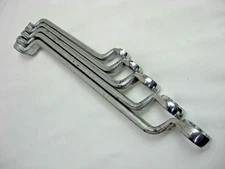 rmk99 Vtg Indestro Double-Offset Boxed-End Forged Wrench Lot=5 911-915 SAE st135