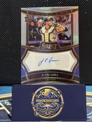 JC Escarra - 2025 Panini Select Baseball RC Signatures - New York Yankees